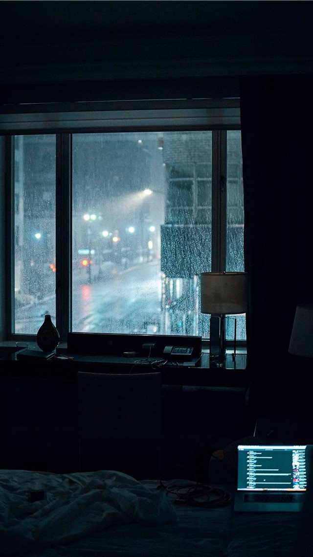 1080x1920 Rainy Nights in NYC - misty iPhone 8 Wallpaper