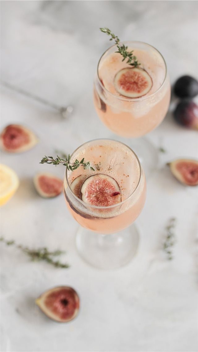 1080x1920 Fig and thyme spritz - cocktail iPhone 8 Wallpaper