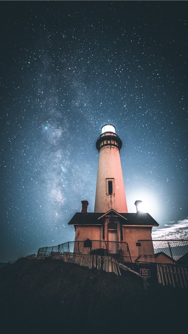 1080x1920 Beacon - night iPhone 8 Wallpaper