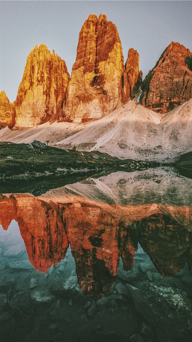 1080x1920 Three peaks Lavaredo - shadow iPhone 8 Wallpaper
