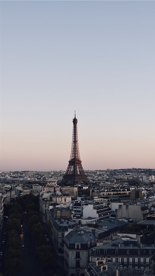 1080x1920 Madame Eiffel at sunset - france iPhone 8 Wallpaper