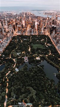 Central Park from above   New York City wallpaper