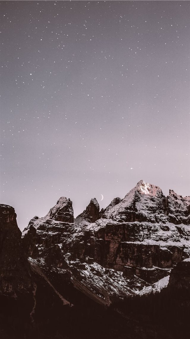 1080x1920 Dolomites  South Tyrol  Italy - night iPhone 8 Wallpaper