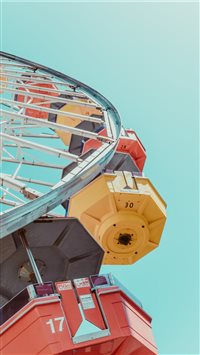 Santa Monica Pier Santa Monica iPhone 6(s)~8(s) wallpaper