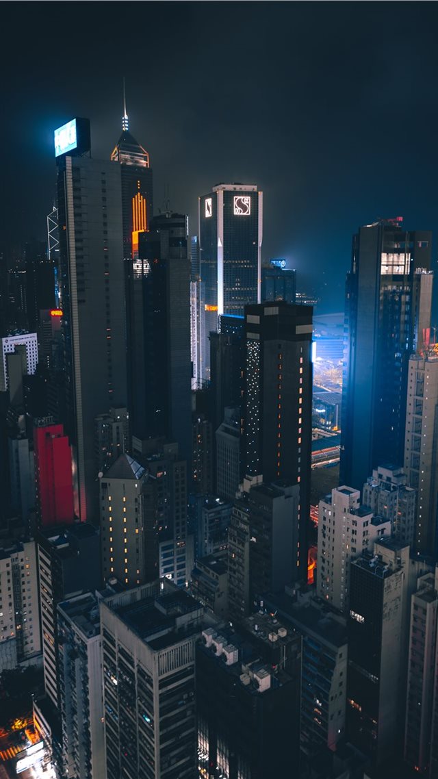 1080x1920 Concrete Jungle - hong kong iPhone 8 Wallpaper