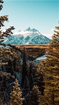 landscape photography of white mountain wallpaper