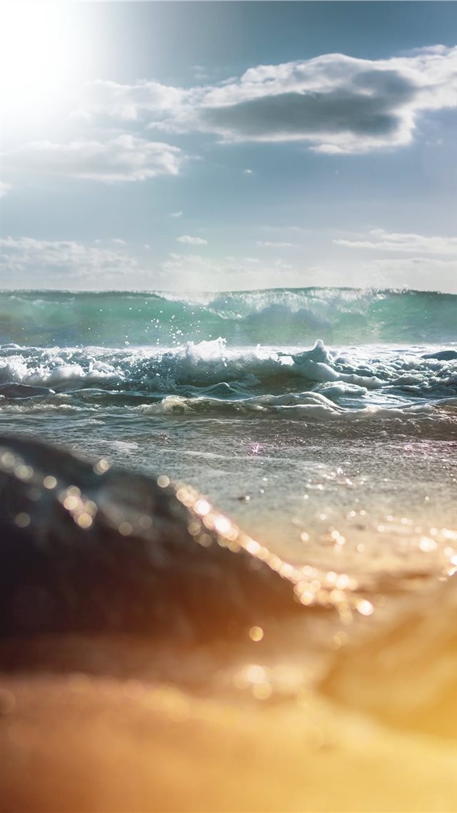 1080x1920 Majestic beauty - sea waves iPhone 8 Wallpaper