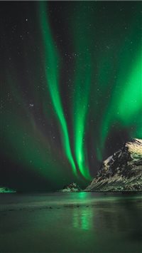 Northern lights in Norway wallpaper