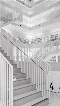 Stuttgart libary – stairs  Stuttgart  Germany wallpaper