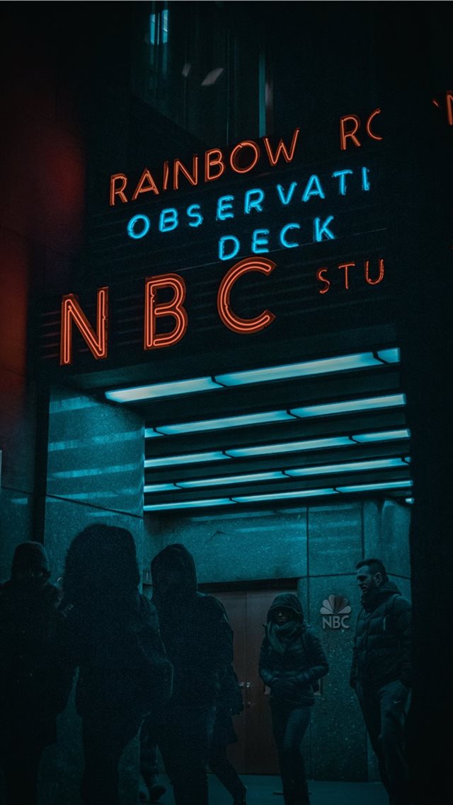1080x1920 New York - night iPhone 8 Wallpaper