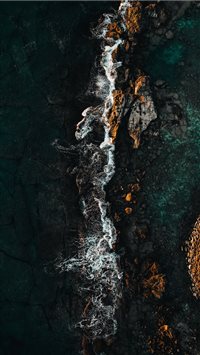 A drone shot from Oahu   Hawaii  wallpaper