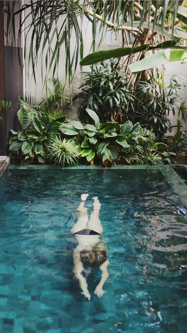1080x1920 The Slow  Bali  Indonesia - pool iPhone 8 Wallpaper