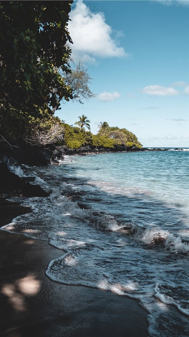 1080x1920 Tropical afternoon in beautiful Maui  Hawaii - coast iPhone 8 Wallpaper