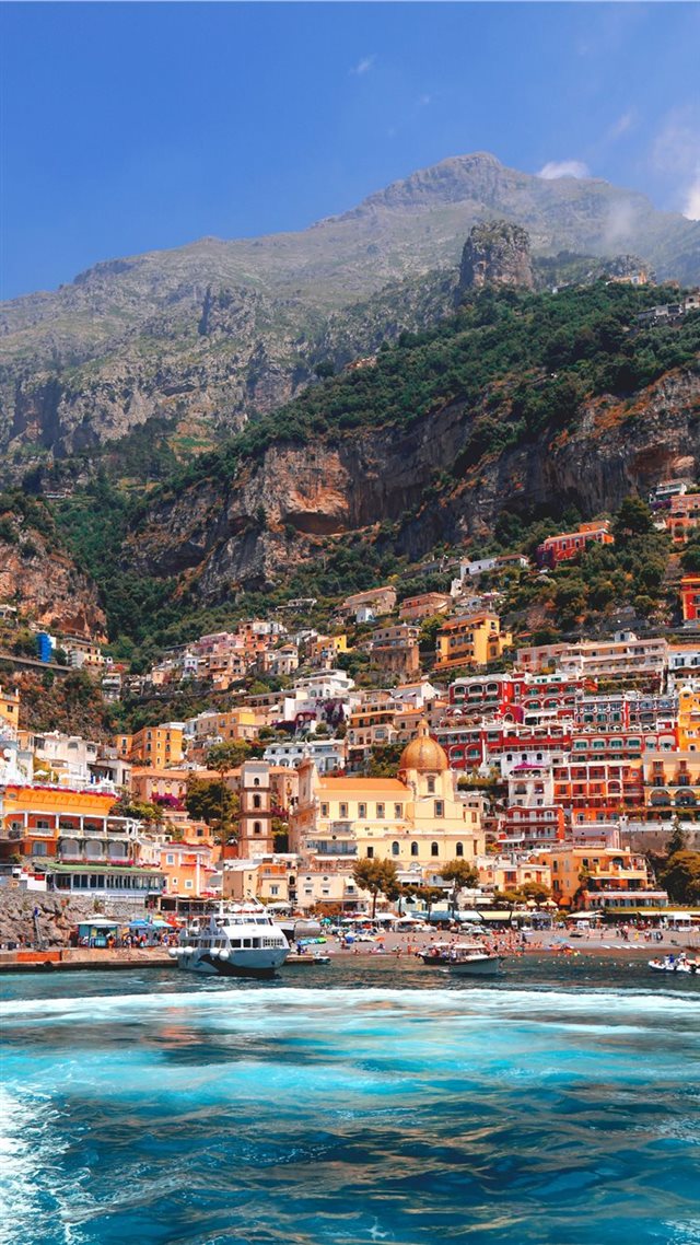 1080x1920 Positano  Italy - dock iPhone 8 Wallpaper