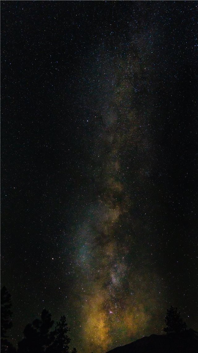 1080x1920 Galaxy Over Mount Princeton - painting iPhone 8 Wallpaper