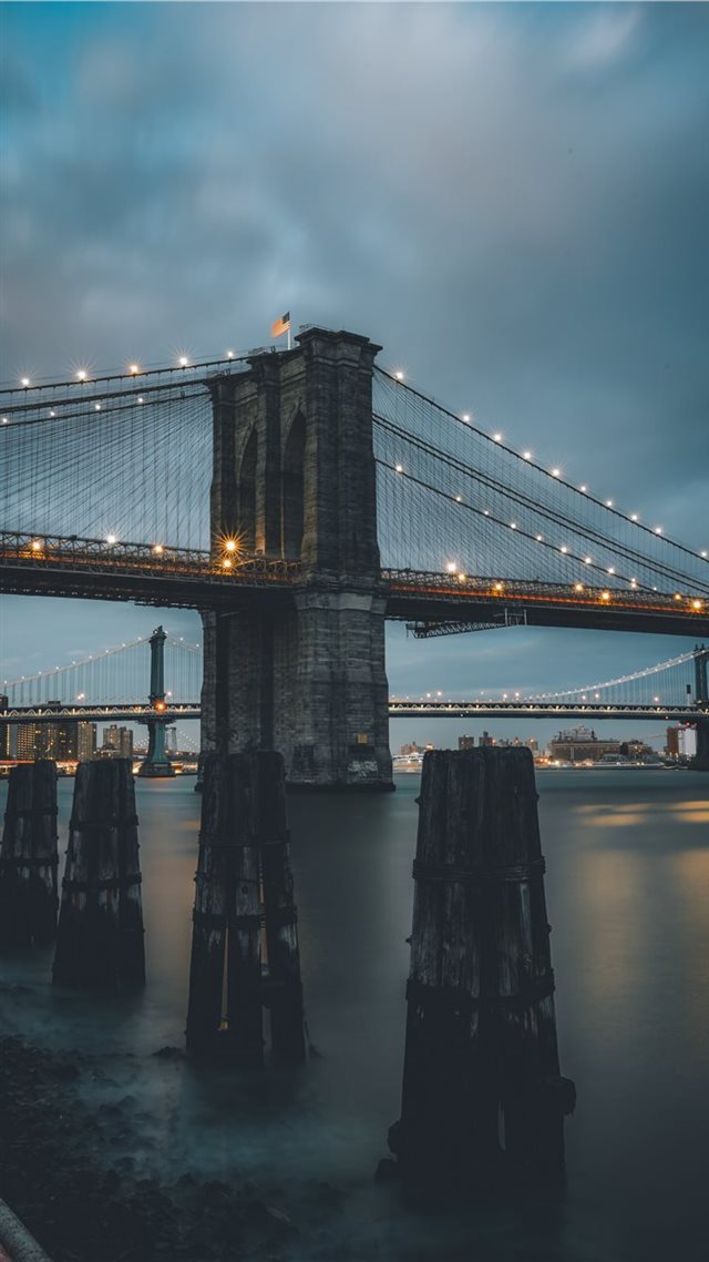 1080x1920 South Street Seaport   New York  United States - bridge iPhone 8 Wallpaper