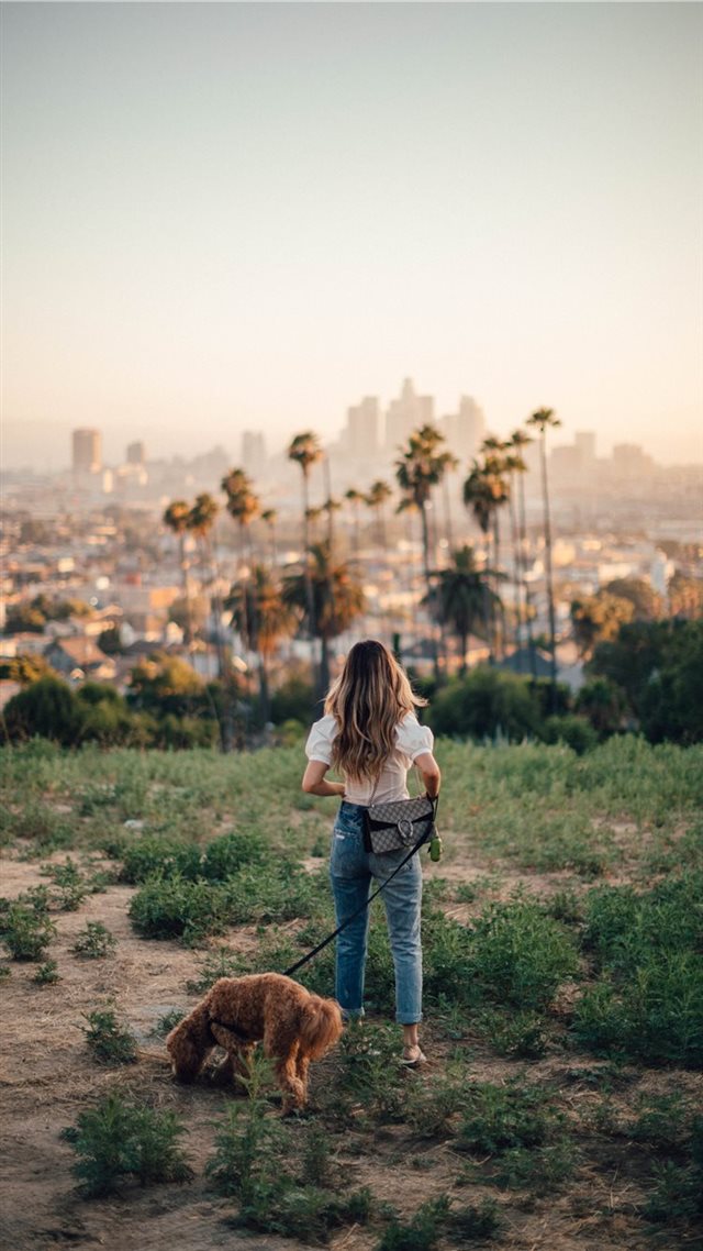 1080x1920 Carleigh  Odie and I out for a walk in East Los An... -  iPhone 8 Wallpaper