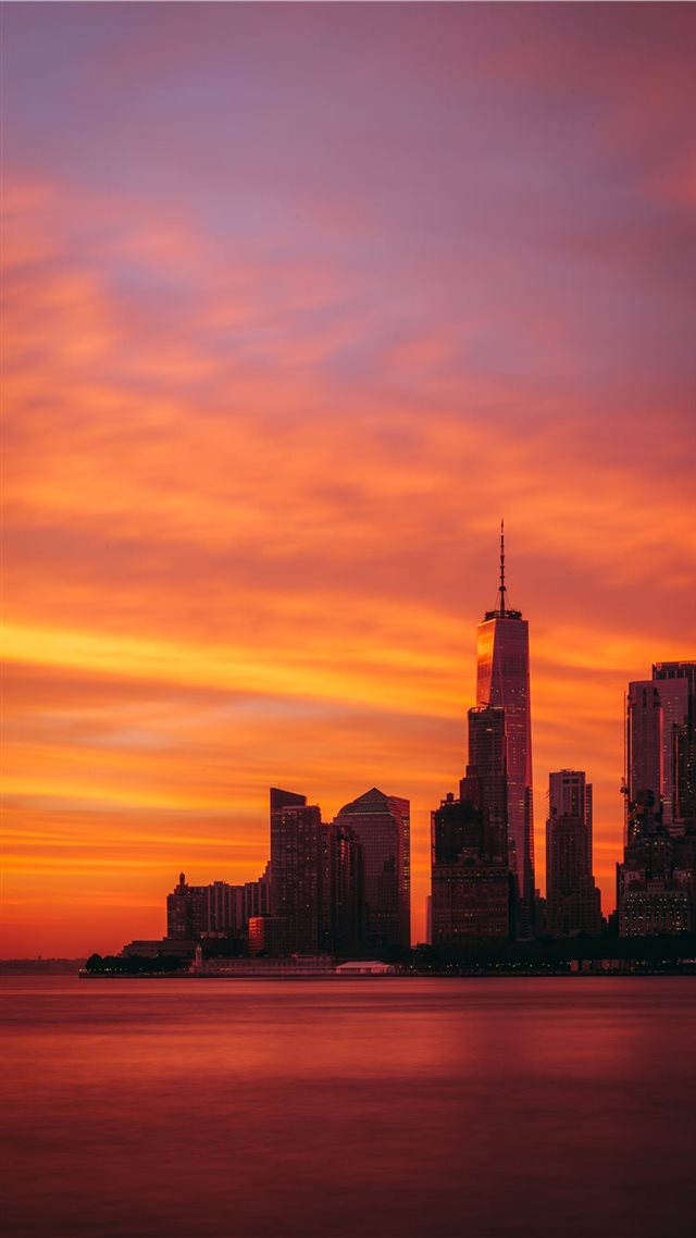 1080x1920 Fire in the Sky  - tower iPhone 8 Wallpaper