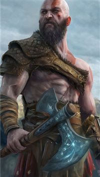 kratos 4k new artwork wallpaper