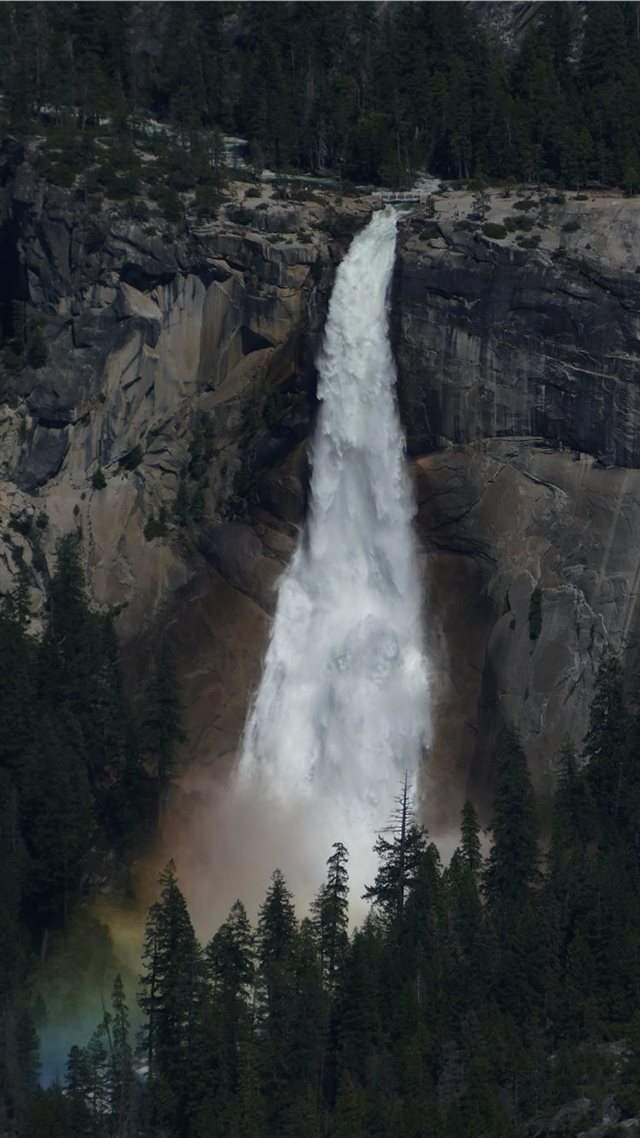 1080x1920 Yosemite is the Truth    Yosemite is the Wildernes... - waterfall iPhone 8 Wallpaper