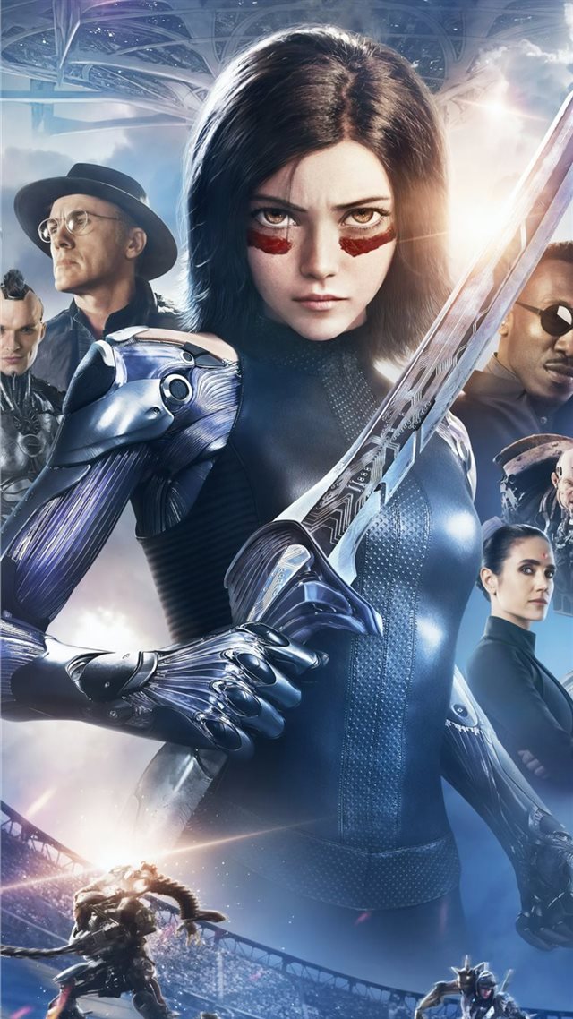 1080x1920 the alita battle angel 4k new 2019 - alita battle angel iPhone 8 Wallpaper