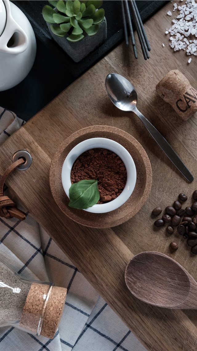 1080x1920 It's coffee time! - spoon iPhone 8 Wallpaper