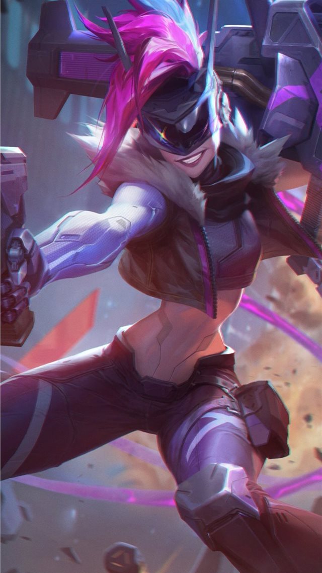 1080x1920 jinx league of legends 4k fanart - jinx league of legends iPhone 8 Wallpaper