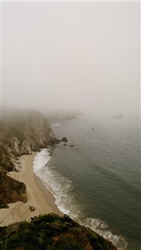 Big Sur on film wallpaper