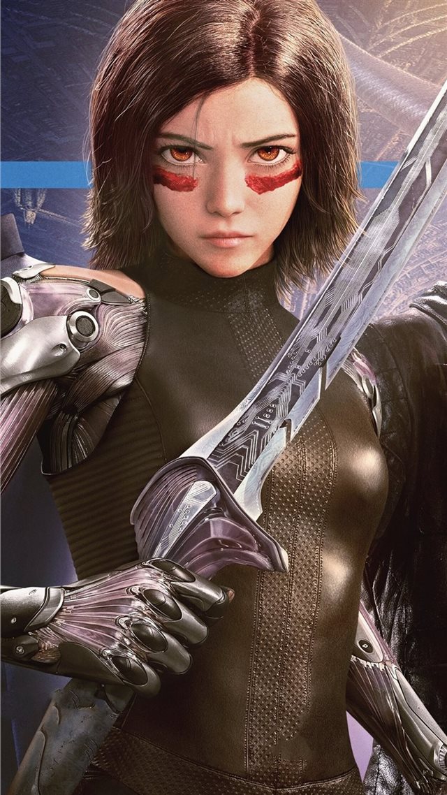 1080x1920 the alita battle angel 2019 4k - alita battle angel iPhone 8 Wallpaper
