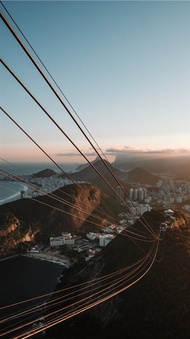 1080x1920 Rio sunsets are unmatched for me  - bridge iPhone 8 Wallpaper
