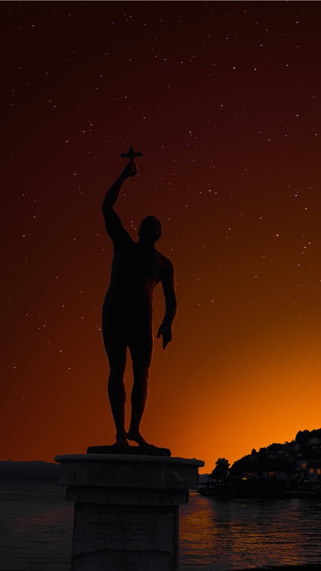1080x1920 The monument “Catcher of the Cross” represents t... - macedonia iPhone 8 Wallpaper