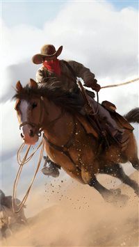 red dead redemption 2 fanart wallpaper