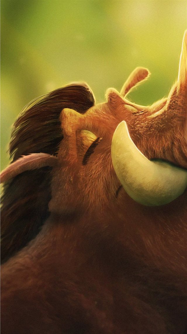 1080x1920 pumbaa 4k 2019 - the lion king iPhone 8 Wallpaper