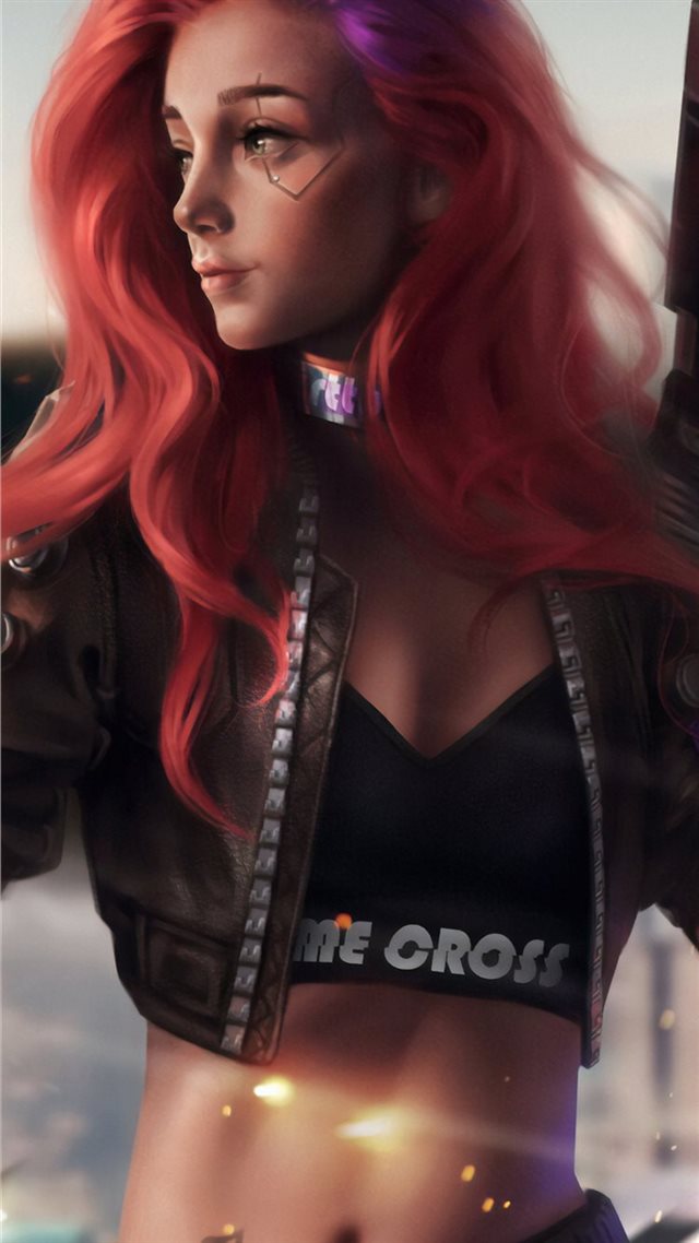 1080x1920 cyberpunk 2077 4k fan art - artwork iPhone 8 Wallpaper