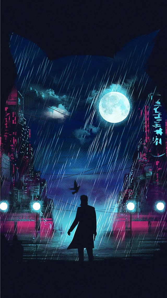 1080x1920 blade runner digital art 4k - artwork iPhone 8 Wallpaper