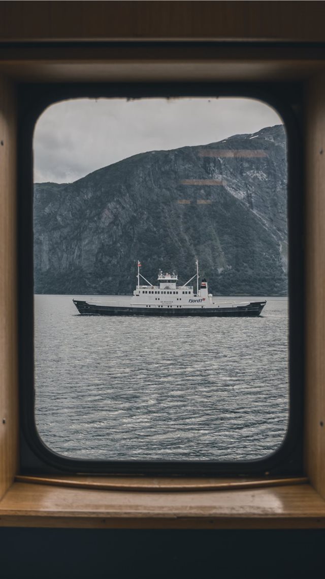 1080x1920 white and black ship - coast iPhone 8 Wallpaper