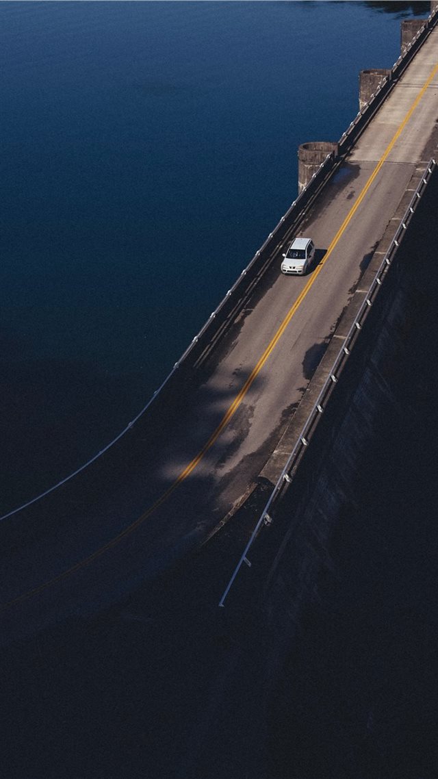 1080x1920 car on car - bridge iPhone 8 Wallpaper