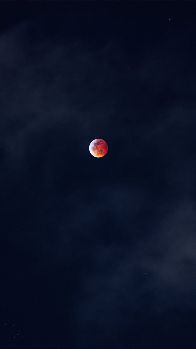 1080x1920 red and white full moon - sky iPhone 8 Wallpaper