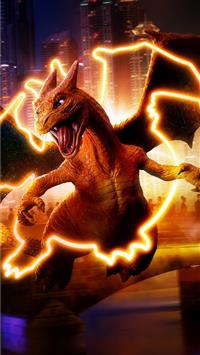 detective pikachu char charizard 5k wallpaper