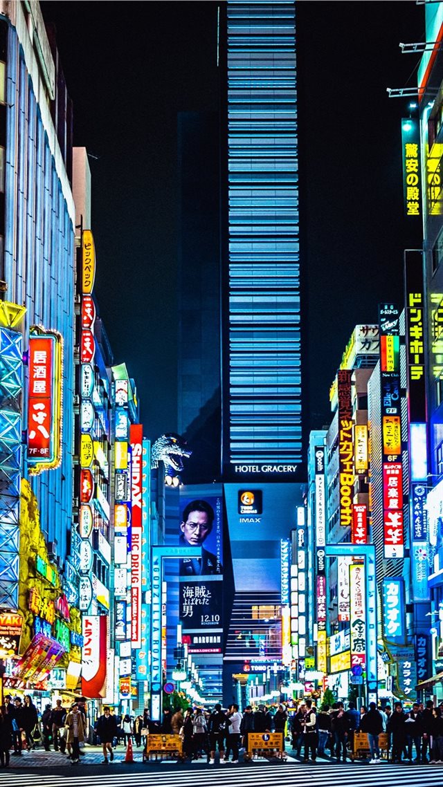 1080x1920 photo of people crossing road - tokyo iPhone 8 Wallpaper