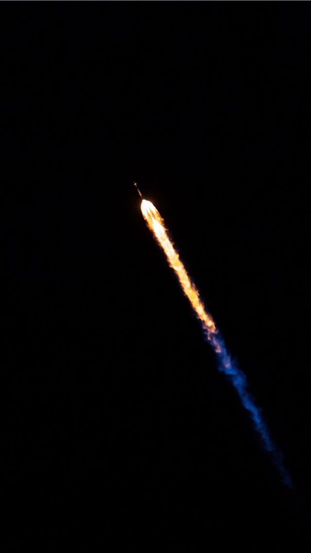 1080x1920 rocking flying in sky during night time - fire iPhone 8 Wallpaper