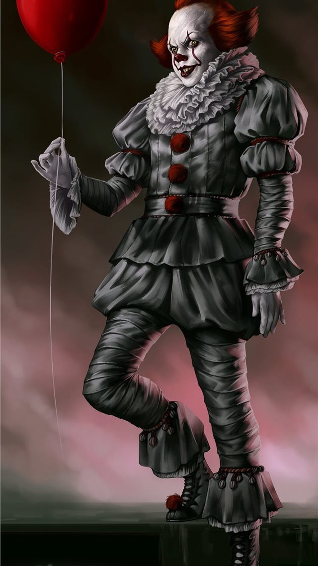 1080x1920 pennywise the dancing clown - artwork iPhone 8 Wallpaper