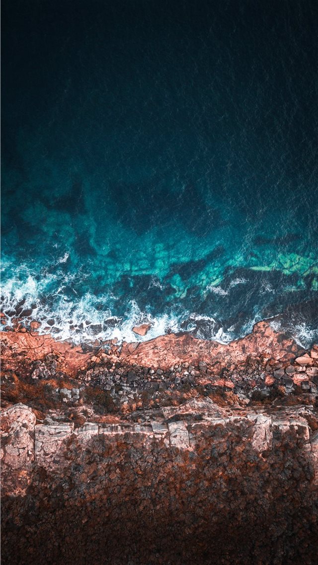 1080x1920 aerial photography of seashore - australia iPhone 8 Wallpaper