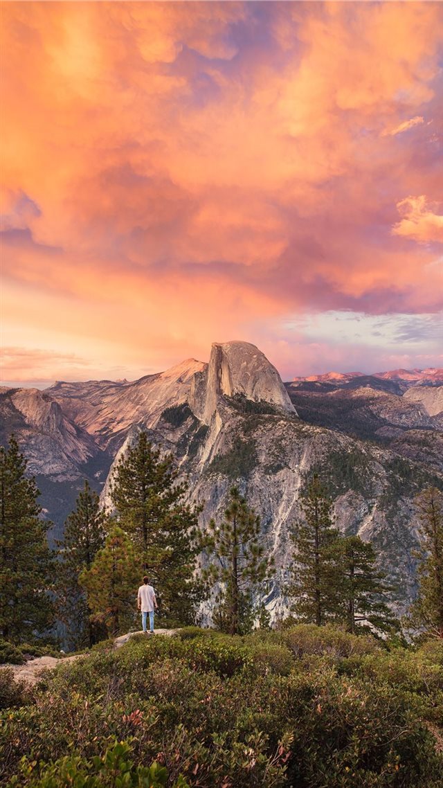 1080x1920 landscape photography of gray and green mountain -  iPhone 8 Wallpaper