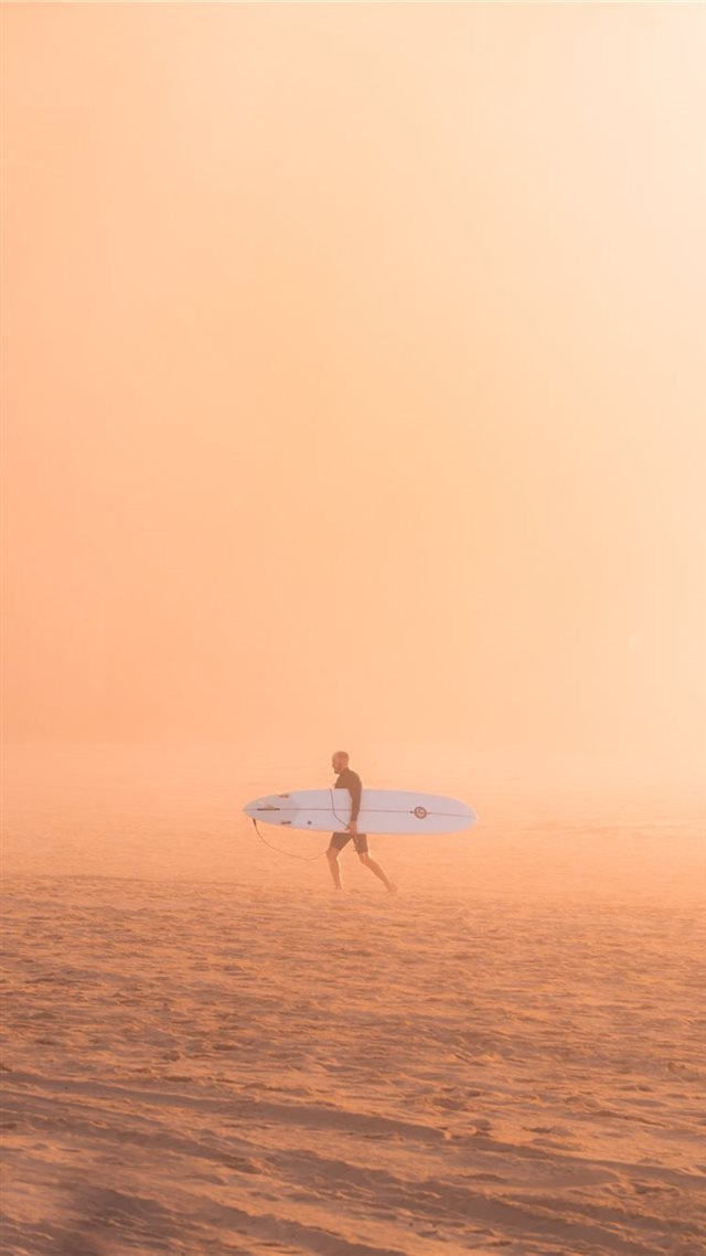 1080x1920 man carrying surfboard -  iPhone 8 Wallpaper