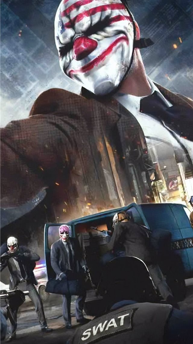 1080x1920 payday 4k - 4k iPhone 8 Wallpaper