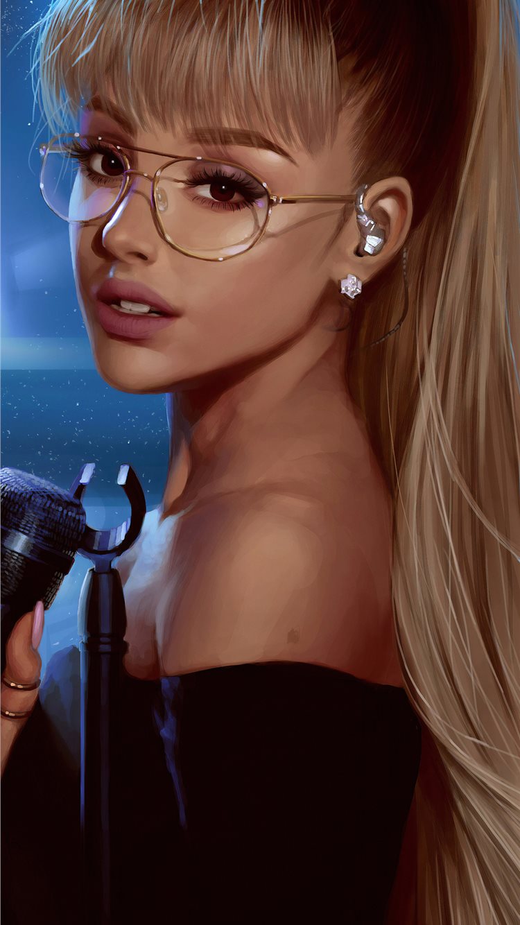 Ariana Grande Art 4k Iphone 8 Wallpapers Free Download