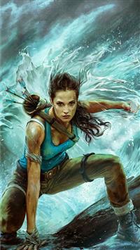 4k tomb raider art wallpaper