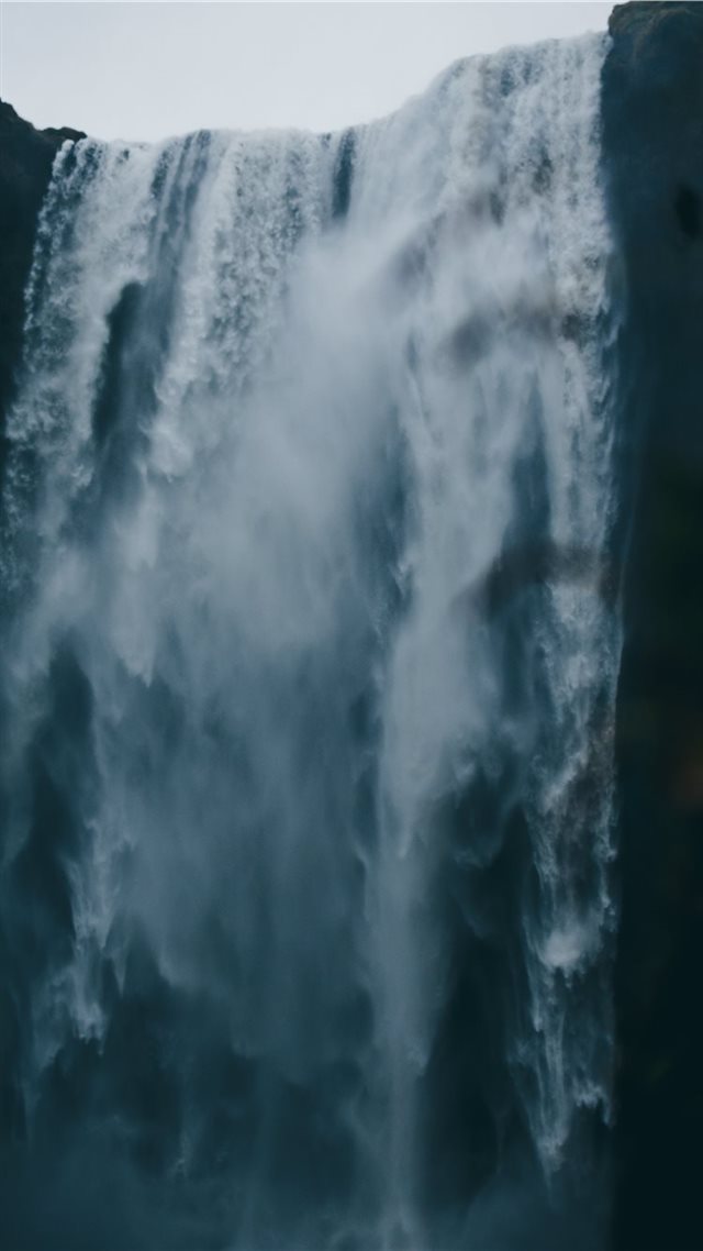 1080x1920 low angle photography of waterfall - waterfall iPhone 8 Wallpaper