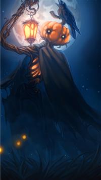 halloween 2018 digital art 4k wallpaper